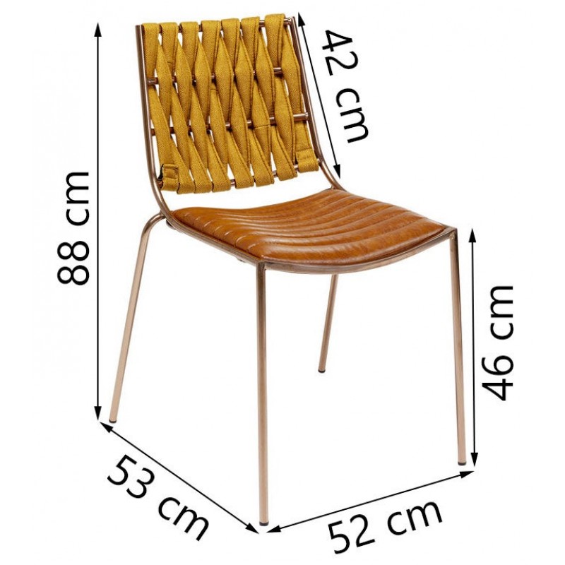 Chair Two Face Light Brown